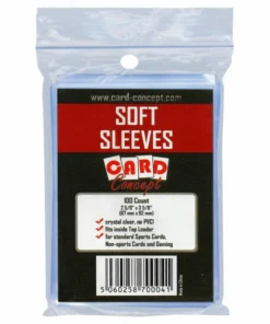 Card Concept Standard Sized Trading Card Soft Sleeves (100 Pack)