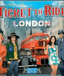 Ticket to Ride: London Board Game – Fast-Paced Strategy Fun for Families & Friends