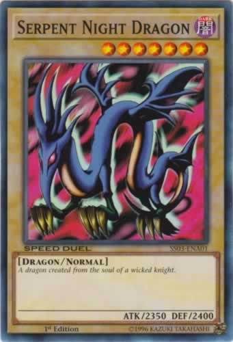 Serpent Night Dragon STP2-EN001 Ultra Rare Yu-Gi-Oh! Card (SD Tournament Pack 2)