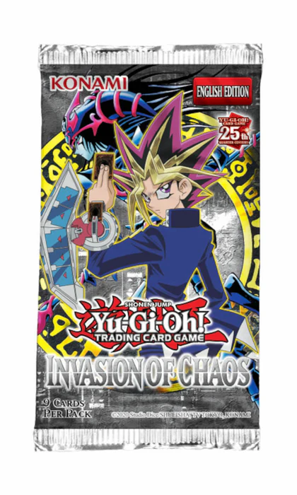 Yu-Gi-Oh! Invasion of Chaos Booster Pack (YGO 25th Anniversary)