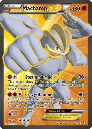Machamp EX (Full Art) (90/98) - XY Ancient Origins Holofoil