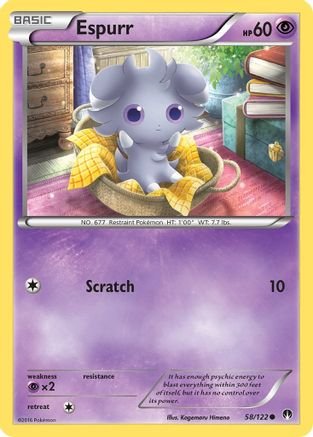 Espurr (58/122) - XY BREAKpoint Reverse Holofoil