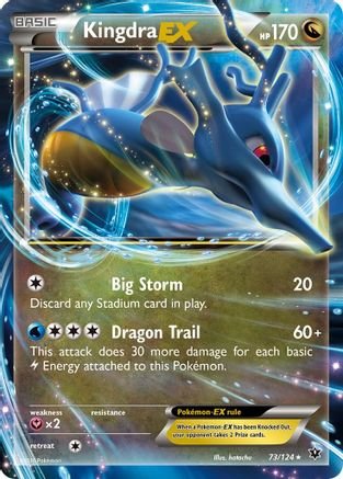 Kingdra EX (73/124) - XY Fates Collide Holofoil