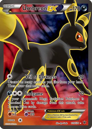 Umbreon EX (Full Art) (119/124) - XY Fates Collide Holofoil