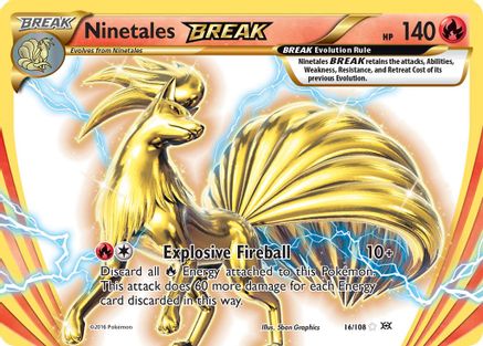 Ninetales BREAK (16/108) - XY Evolutions Holofoil