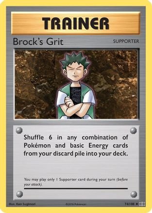 Brock's Grit (74/108) - XY Evolutions