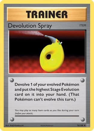Devolution Spray (76/108) - XY Evolutions Reverse Holofoil