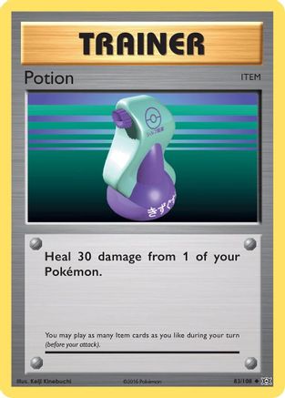 Potion (83/108) - XY Evolutions Reverse Holofoil