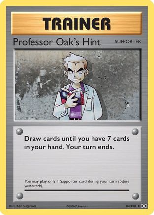 Professor Oak's Hint (84/108) - XY Evolutions