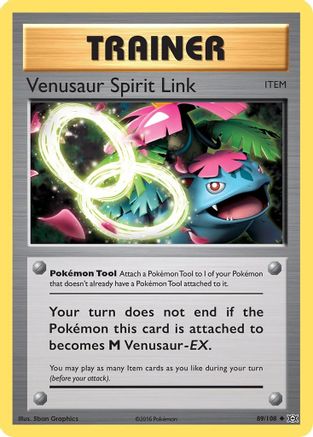 Venusaur Spirit Link (89/108) - XY Evolutions Reverse Holofoil