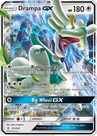 Drampa GX (115/145) - SM Guardians Rising Holofoil