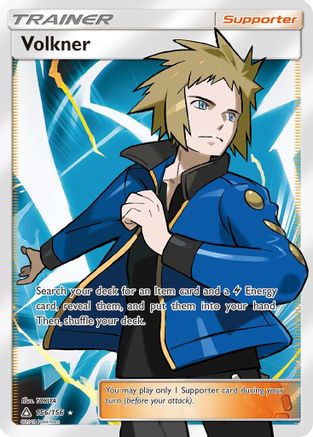 Volkner (Full Art) (156/156) - SM Ultra Prism Holofoil