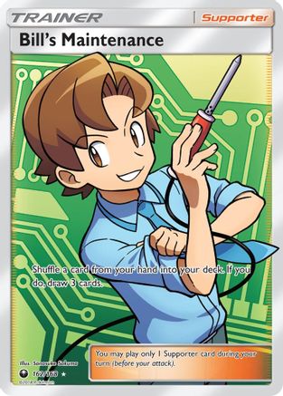 Bill's Maintenance (Full Art) (162/168) - SM Celestial Storm Holofoil