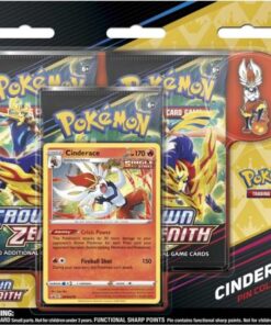 Crown Zenith Cinderace Pin Collection 3-Pack Blister
