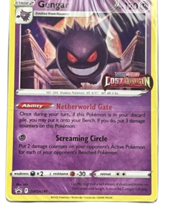Gengar SWSH241 Lost Origin Pre-Release Deck Promo - Sealed