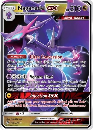 Naganadel GX (160/236) - SM Unified Minds Holofoil