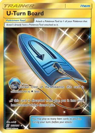 U-Turn Board (Secret) (255/236) - SM Unified Minds Holofoil