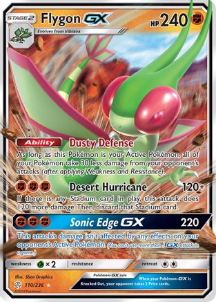 Flygon GX (110/236) - SM Cosmic Eclipse Holofoil