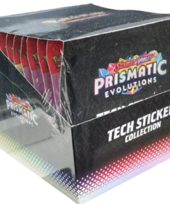 Prismatic Evolutions Tech Sticker Collection Sealed Case Of 12