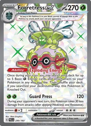 Forretress ex (230/193) - SV02 Paldea Evolved Holofoil