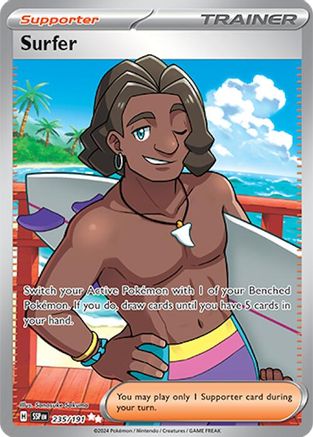 Surfer (235/191) - SV08 Surging Sparks Holofoil