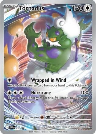 Tornadus (210) - SV Scarlet & Violet Promo Cards Holofoil