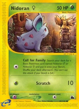 Nidoran F (81/144) - Skyridge