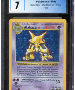 CGC 7 ALAKAZAM BASE SET HOLO