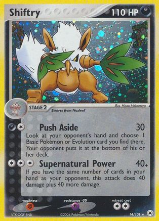 Shiftry (14/101) - Hidden Legends Holofoil
