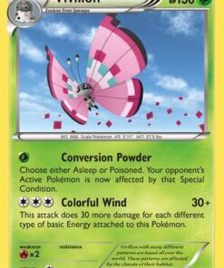Vivillon (Meadow [Pink]) (17/146) - XY Base Set Holofoil