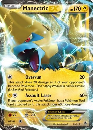 Manectric EX (23/119) - XY Phantom Forces Holofoil