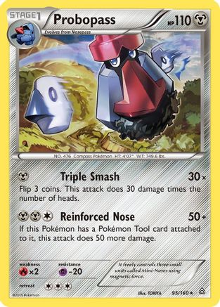 Probopass (95/160) - XY Primal Clash Reverse Holofoil