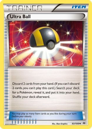 Ultra Ball (93/108) - XY Roaring Skies Reverse Holofoil