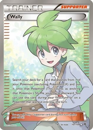 Wally (Full Art) (107/108) - XY Roaring Skies Holofoil