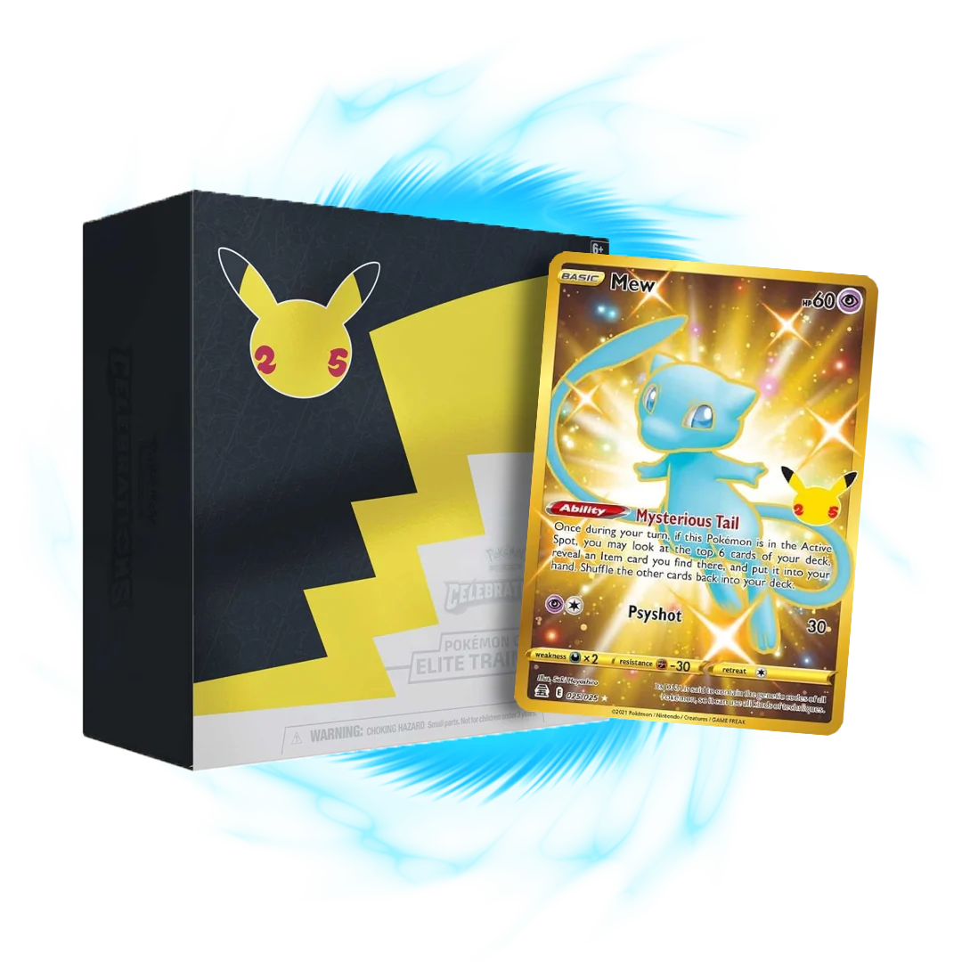 Pokemon Center Exclusive Celebration Collection Elite Trainer Box