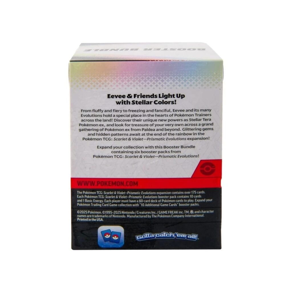Pokémon TCG Scarlet & Violet: Prismatic Evolutions Booster Pack Bundle - Image 2