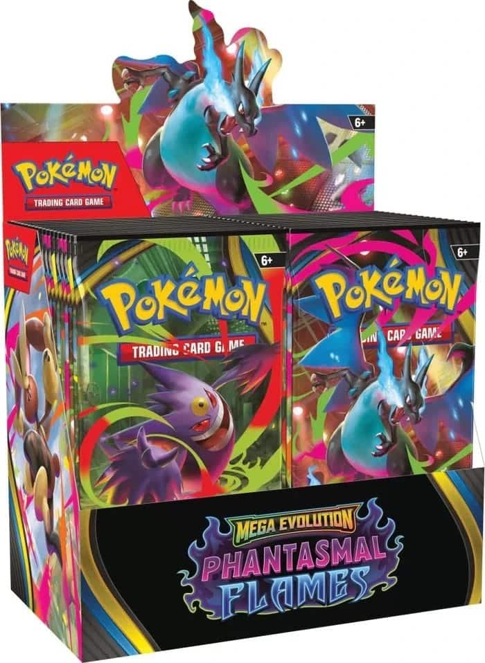 Pokémon Phantasmal Flame Booster Box (English Edition) | Mega Evolution Special Presale