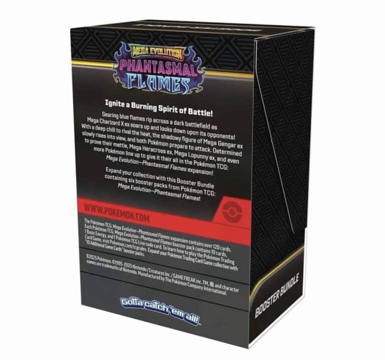 Pokémon TCG – Mega Evolutions Phantasmal Flames – Sealed Booster Bundle - Image 2