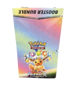 Prismatic Evolutions Booster Bundle Display