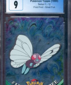 CGC 9 BUTTERFREE TOPPS SILVER FOIL