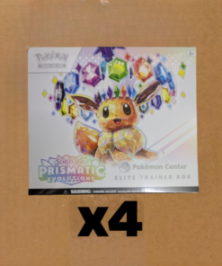 Sealed Case Prismatic Evolutions PC ETB x4 - SV8.5