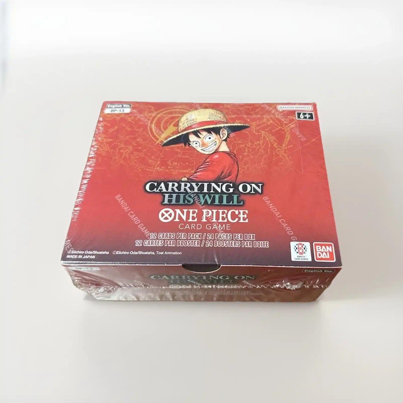 One Piece Card Game – OP-13 Carrying on His Will Booster Box (English, Sealed) - Image 2