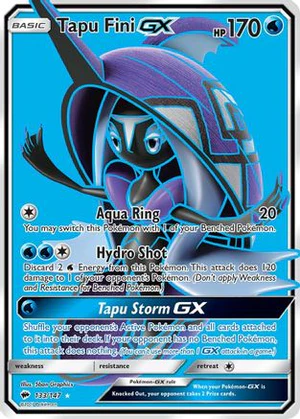 Tapu Fini GX (Full Art) (133/147) - SM Burning Shadows Holofoil