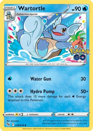 Wartortle (16/078) - Pokemon GO