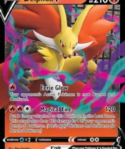 Delphox V (27/196) - SWSH11 Lost Origin Holofoil