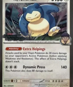 Hop's Snorlax (Cosmos Holo) (117/159) - Miscellaneous Cards & Products Holofoil