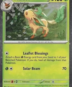 Leafeon (Cosmos Holo) (5/131) - Miscellaneous Cards & Products Holofoil