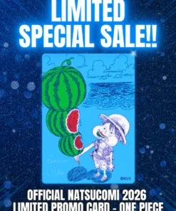Limited SALE Shueisha Official Natsucomi 2026 Limited Promo Card – “ONE PIECE”